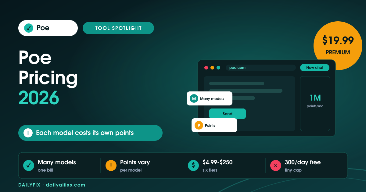 Poe Pricing 2026: The Points System Catch